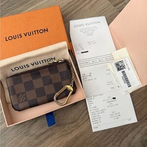 Louis Vuitton Checkered Key Pouch